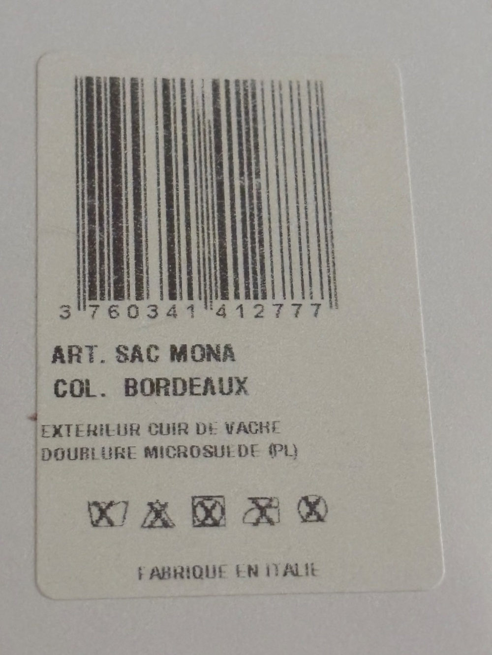 Maison Rinceau Paris - Le Sac Mona Handbag NWT - Picture 10 of 15